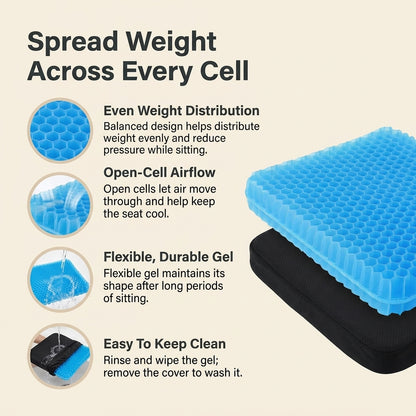 Honeycomb Gel Seat Cushion gallery_15