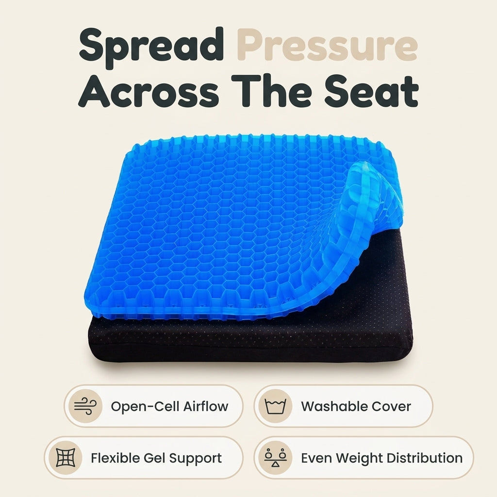 Honeycomb Gel Seat Cushion gallery_3
